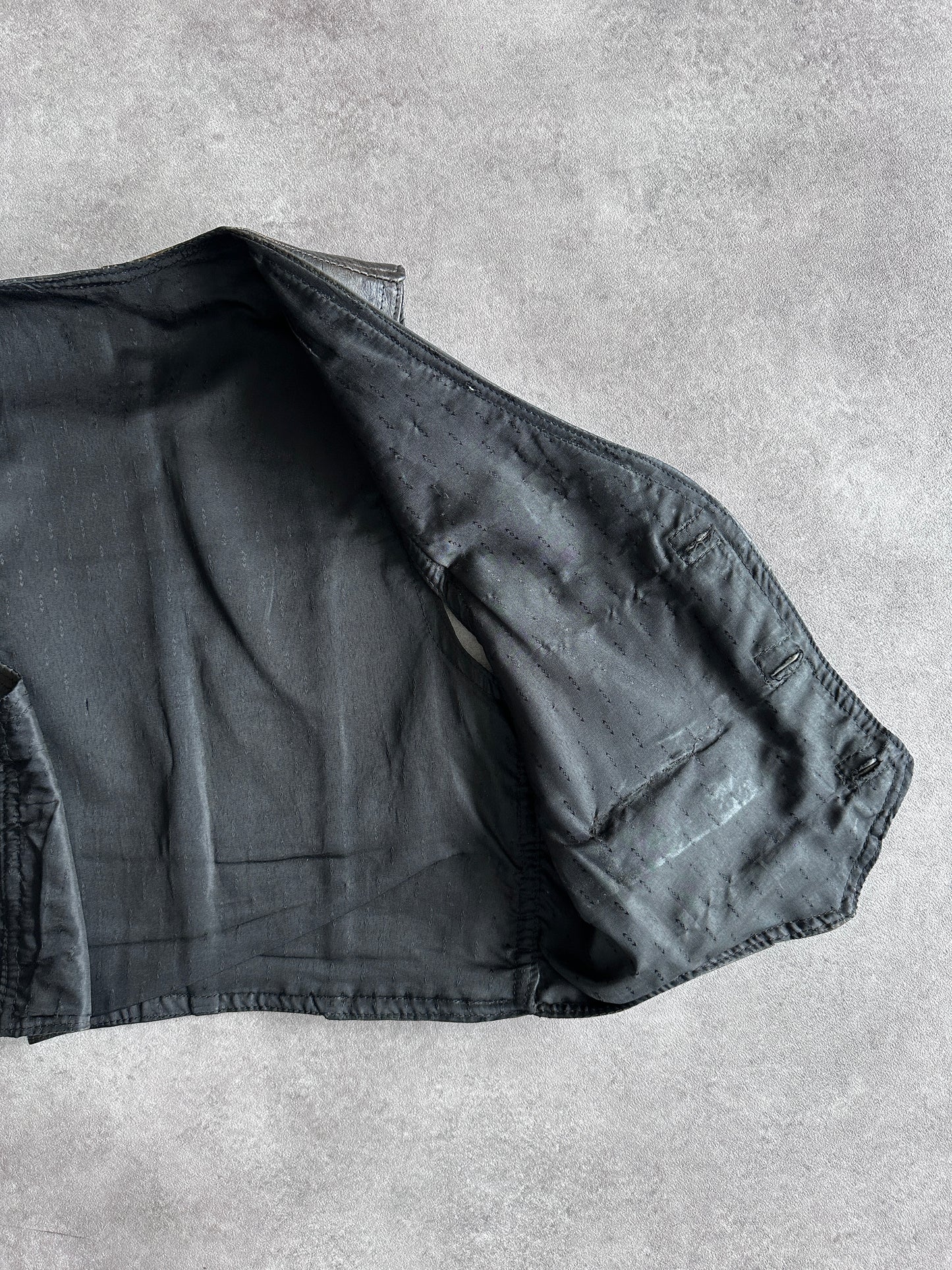 Chaleco Piel Vintage Mujer (M)