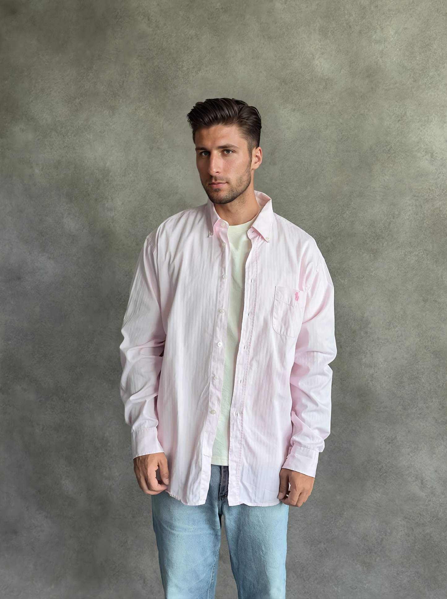 Camisa Polo By Ralph Lauren Rosa Vintage (XXL)