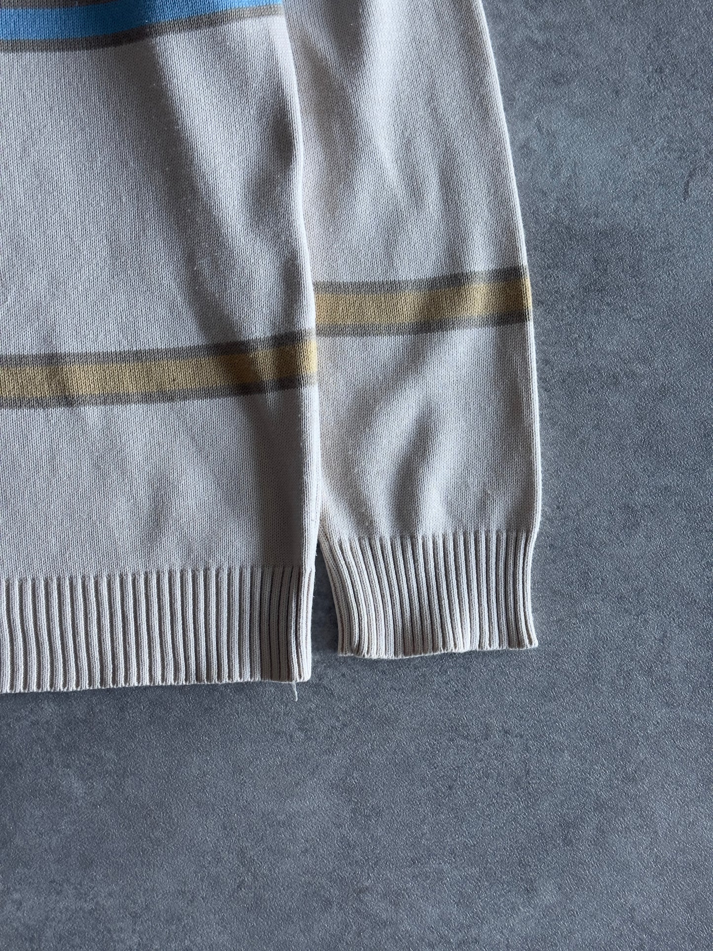 Lacoste Vintage 00s Zip Up Sweater (L/XL)