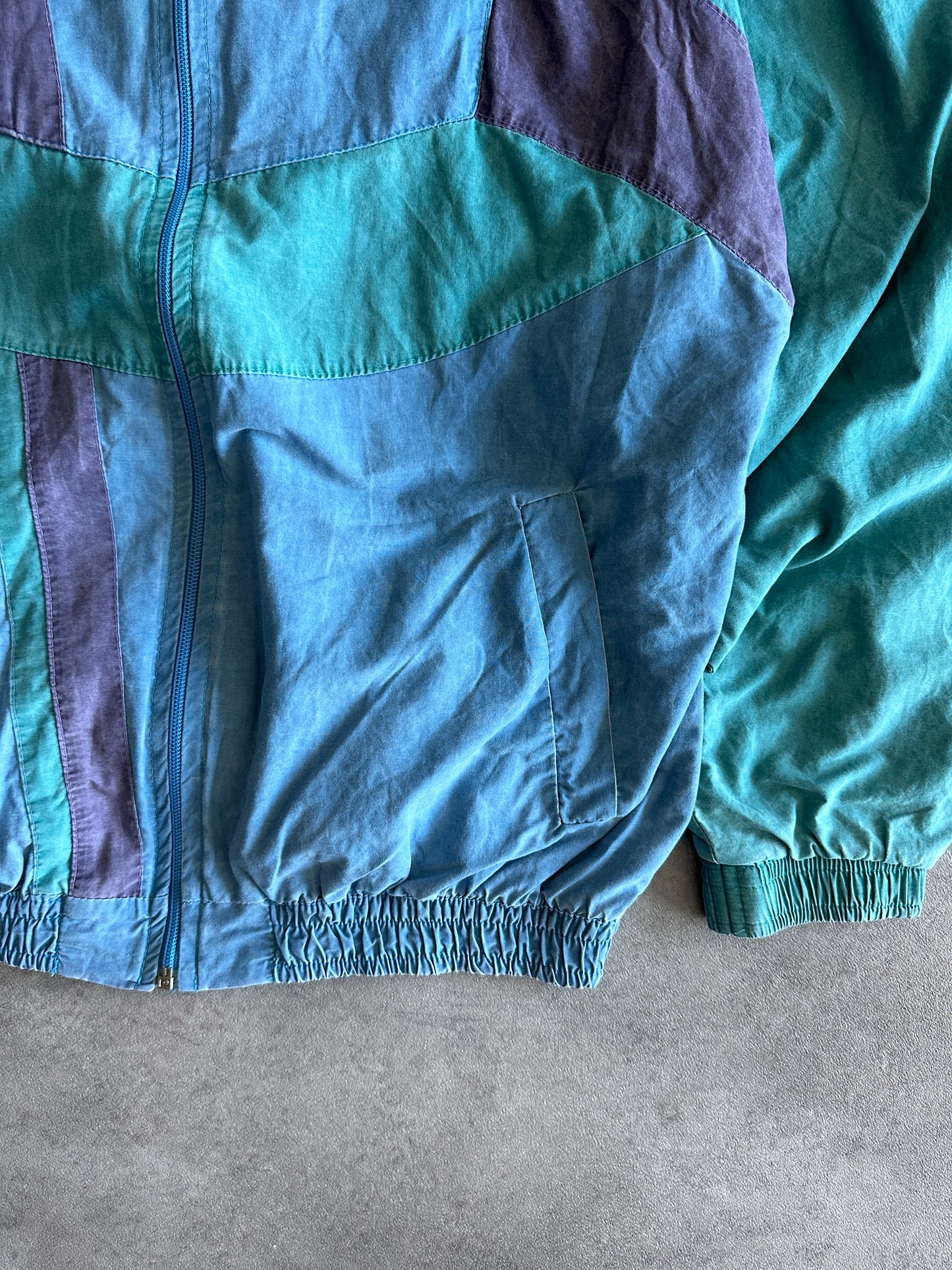 Adidas Jacke Blau und Weiß Vintage 00er Jahre (S)