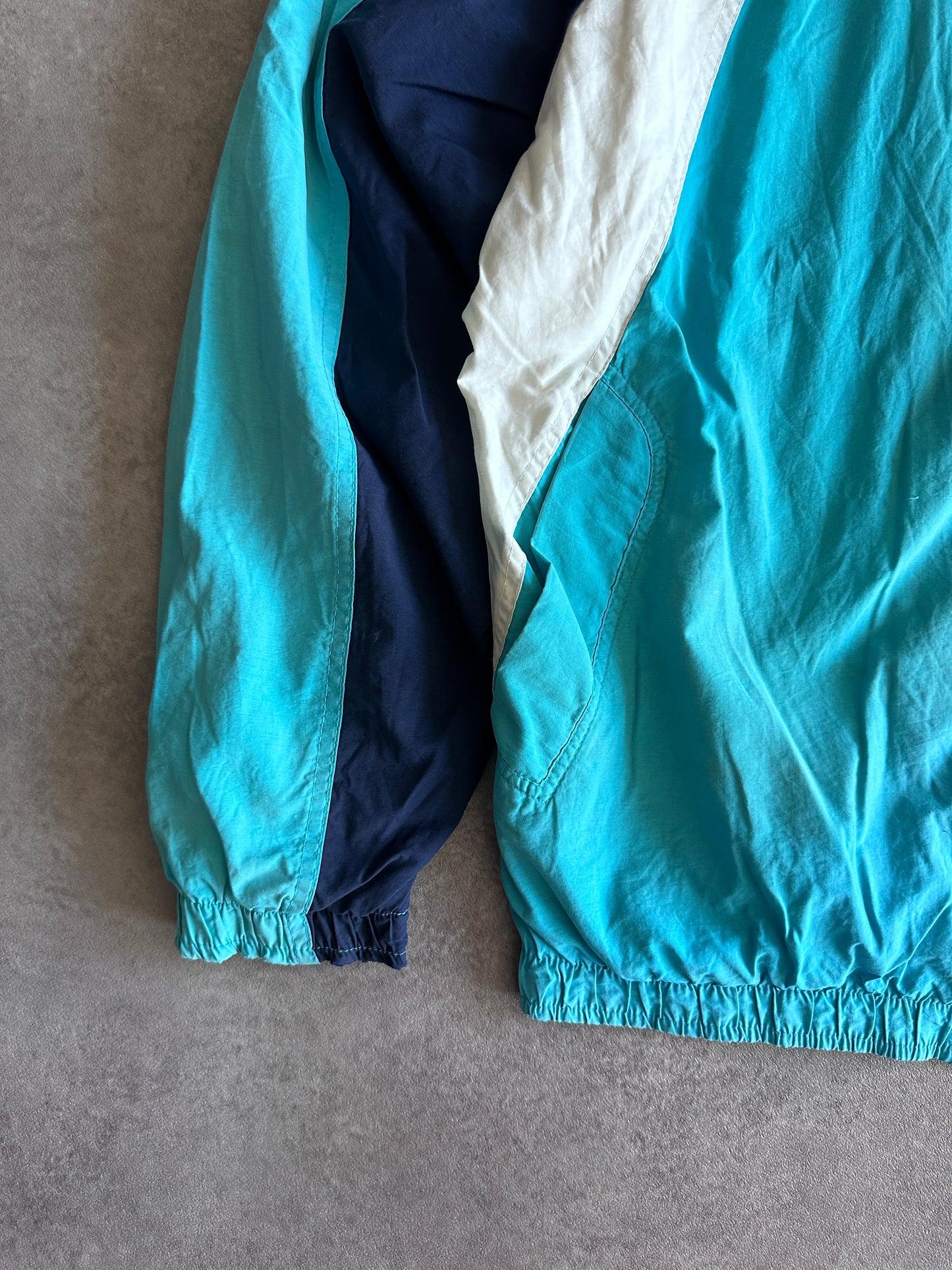 Adidas Jacke Blau und Weiß Vintage 00er Jahre (S)