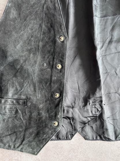 Vintage Leather Vest (M)