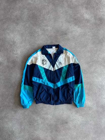 Adidas Jacke Blau und Weiß Vintage 00er Jahre (S)