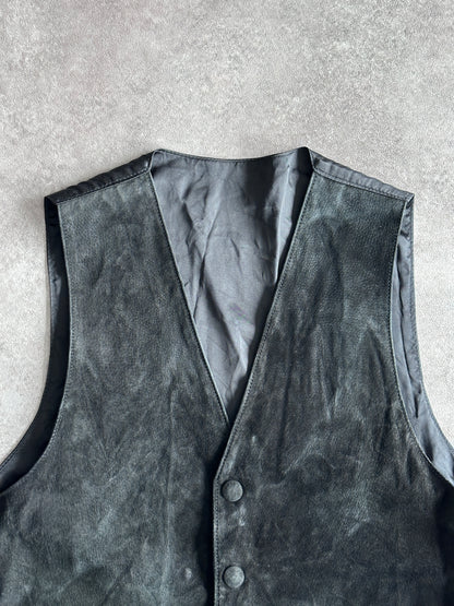 Vintage Leather Vest (M)