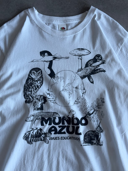 Camiseta Mundo Azul Vintage 00s (M)