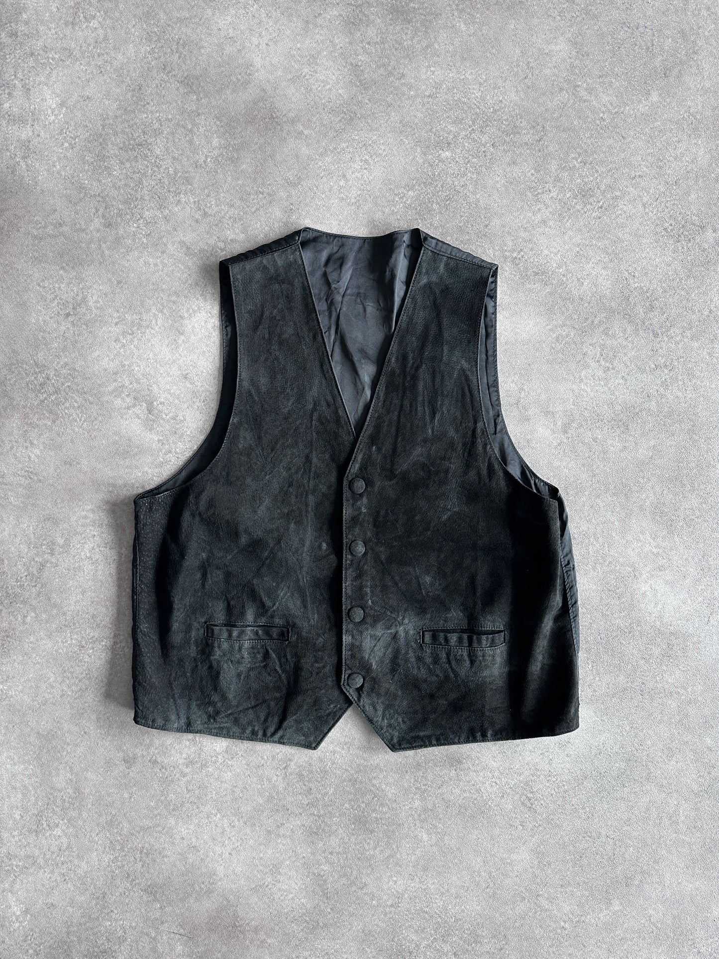 Vintage Leather Vest (M)