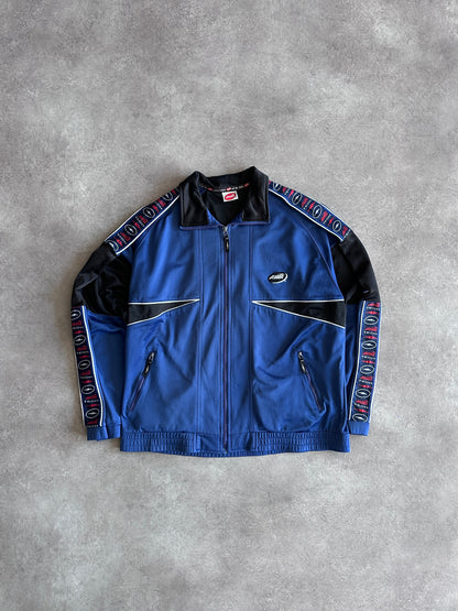 Adidas Jacket Blue and White Vintage 00s (S)