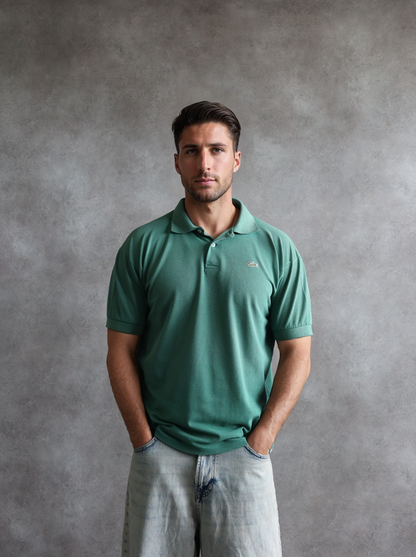 Polo Lacoste Verde Vintage (M)