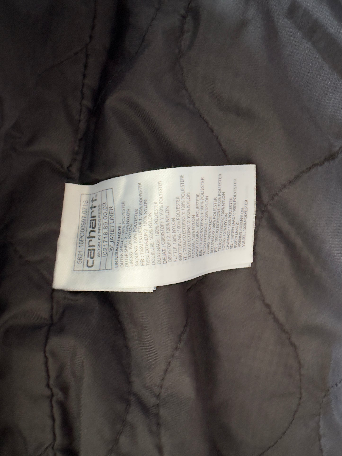 Chaqueta Carhartt Mujer (XS)