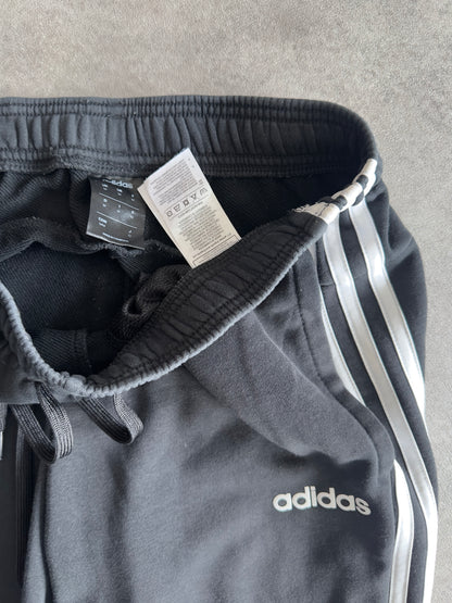 Pantalón Chandal Adidas Negro y Blanco Vintage 90s (36)