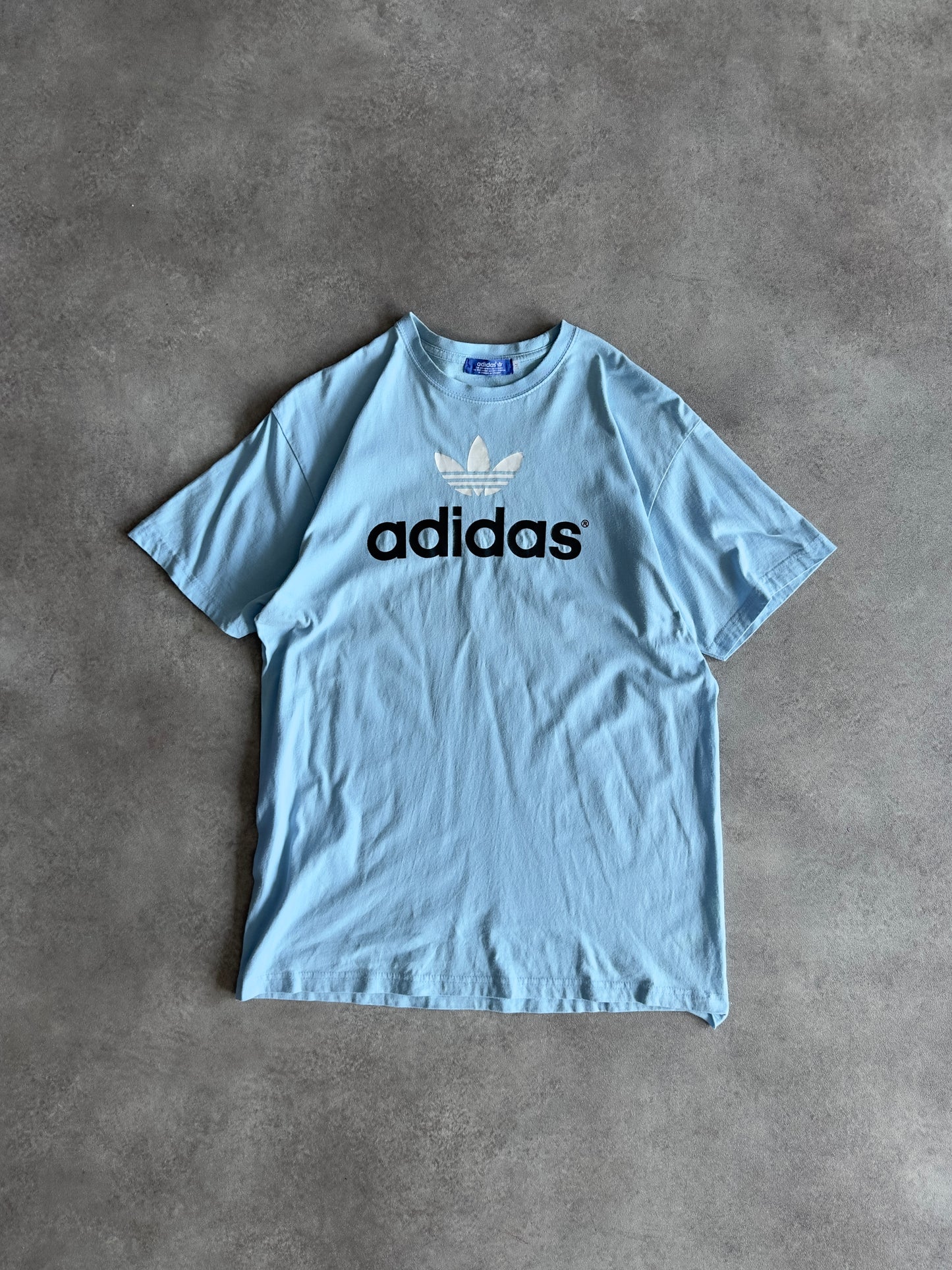 Camiseta Corta Adidas Azul 90s (M)