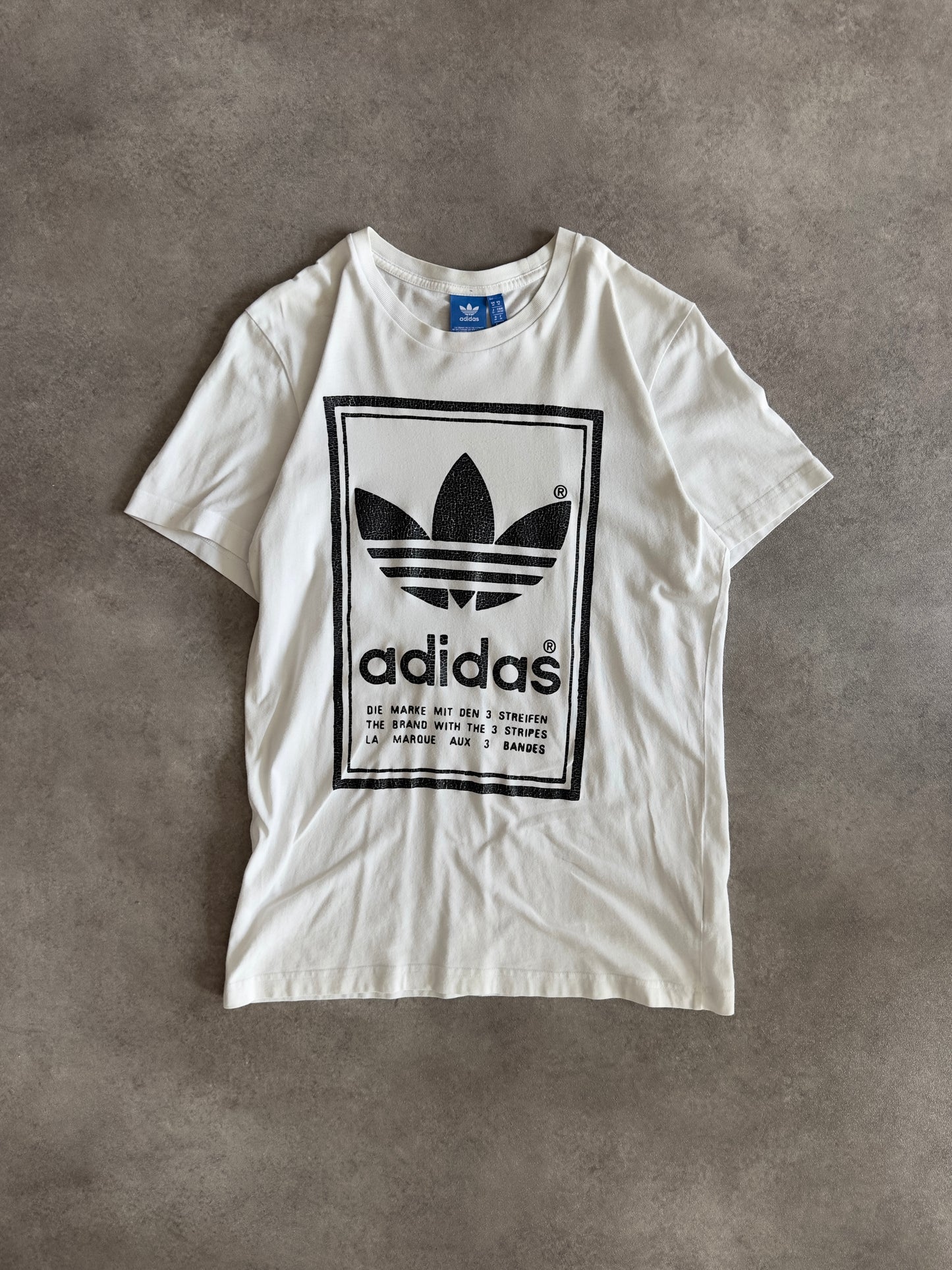 Camiseta Corta Adidas Blanca 90s (M)