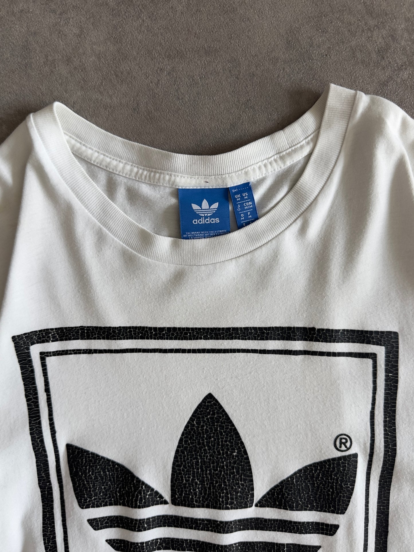 Camiseta Corta Adidas Blanca 90s (M)