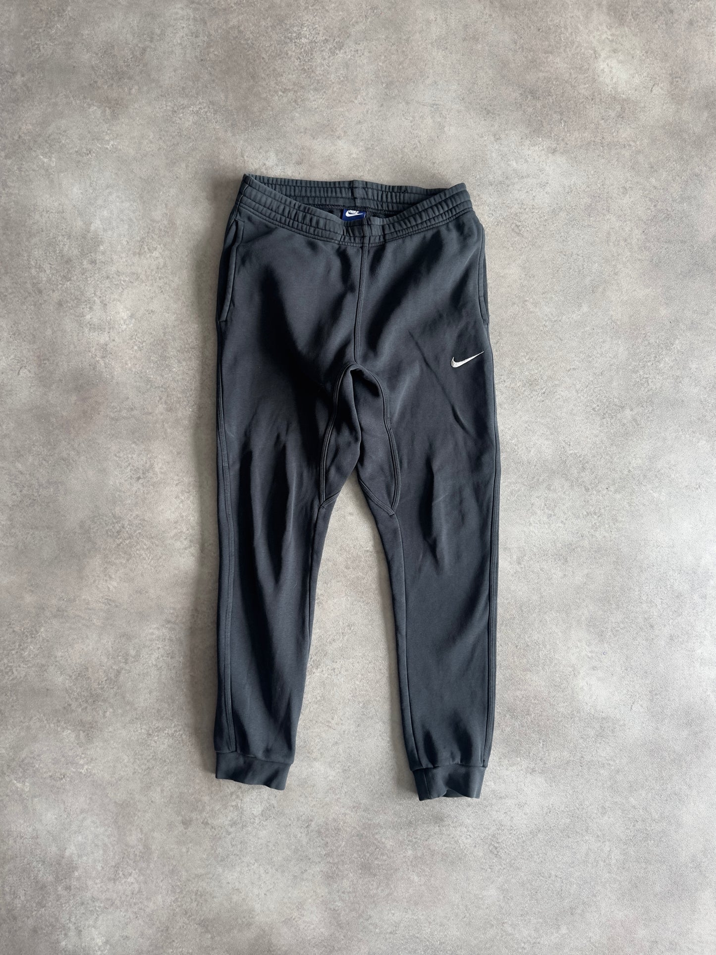 Nike Track Track Pants Black and Blue Vintage 00s (XS)