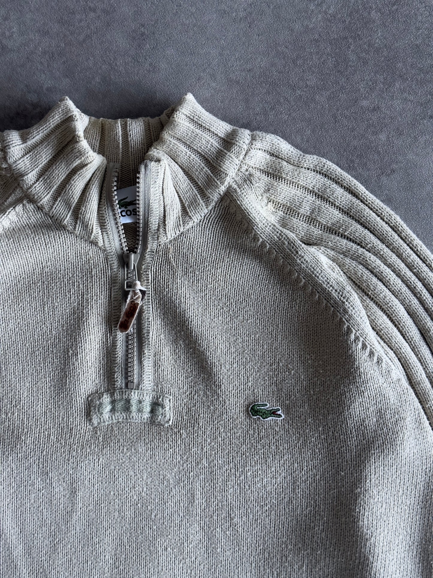 Jersey Zip Up Lacoste Vintage 00s (M)