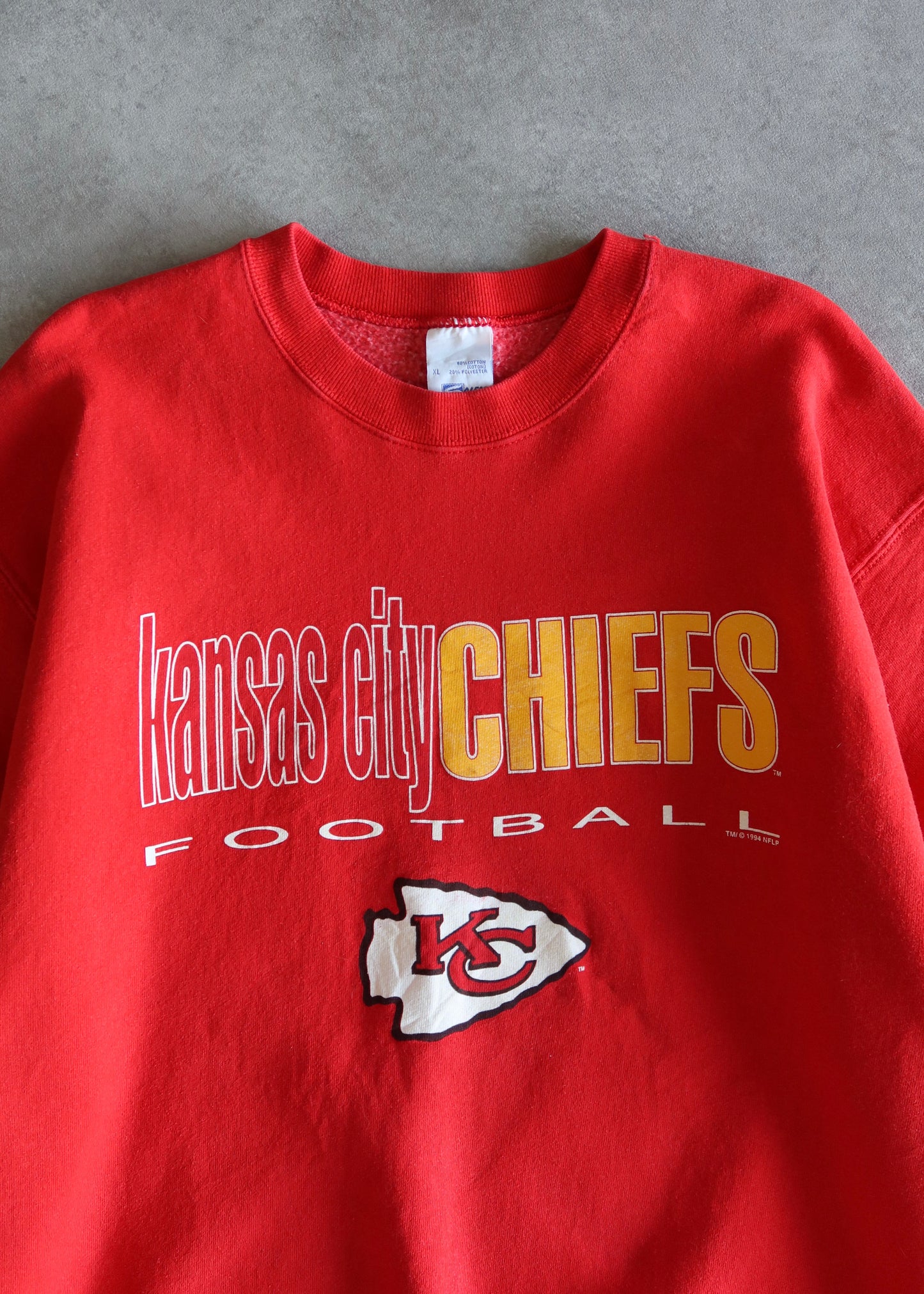 Kansas City Chiefs Vintage 90er Jahre Sweatshirt (M/L)