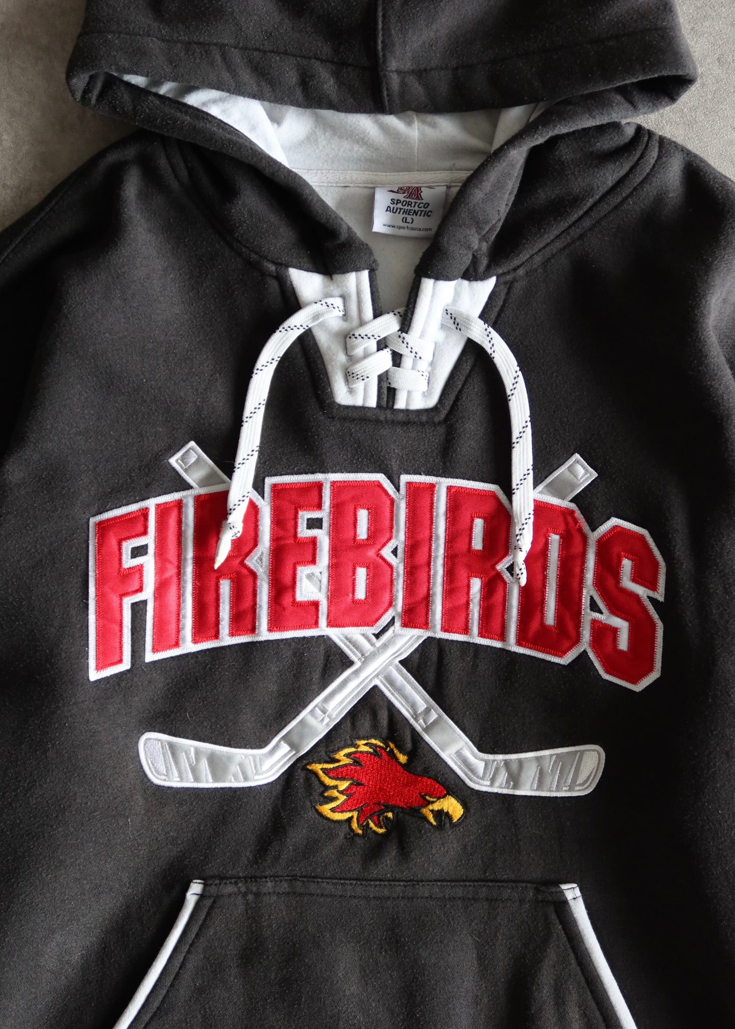 Sudadera Hockey Firebirds Vintage 90s (M/L)