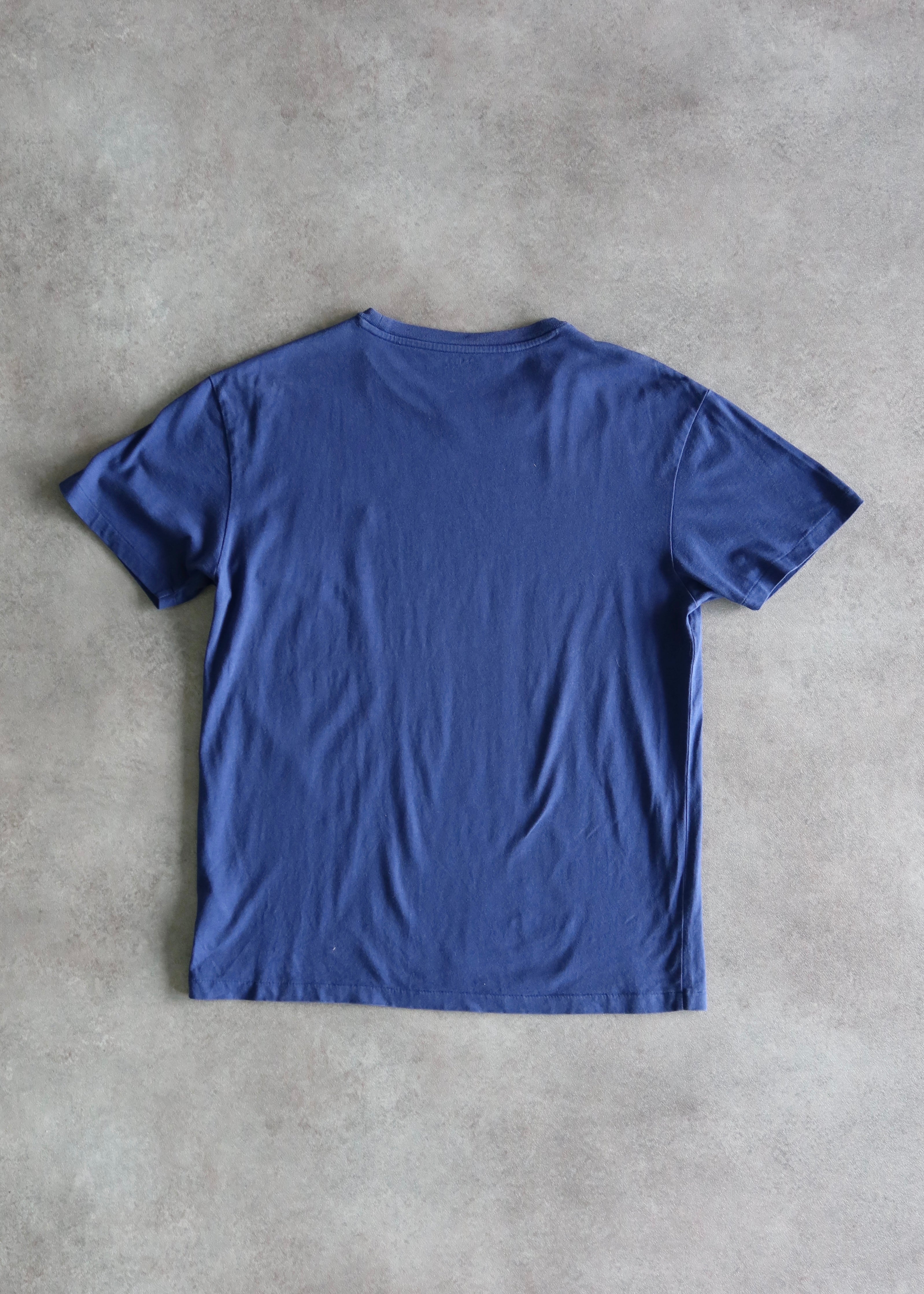 Rare VTG POLO RALPH LAUREN Lobster House Spell Out T Shirt 2000s Navy Blue  SZ XL