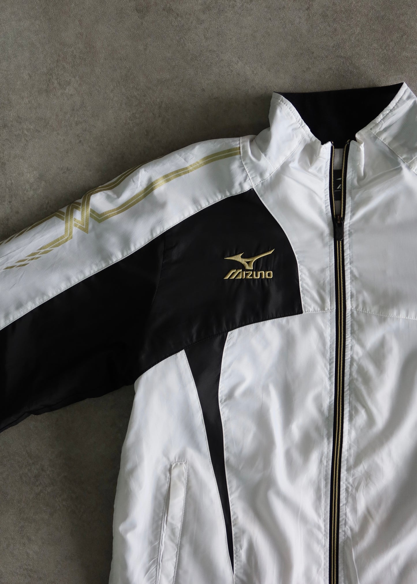 Mizuno weiche Ballmannschaftsjacke Vintage 00er Jahre (M)