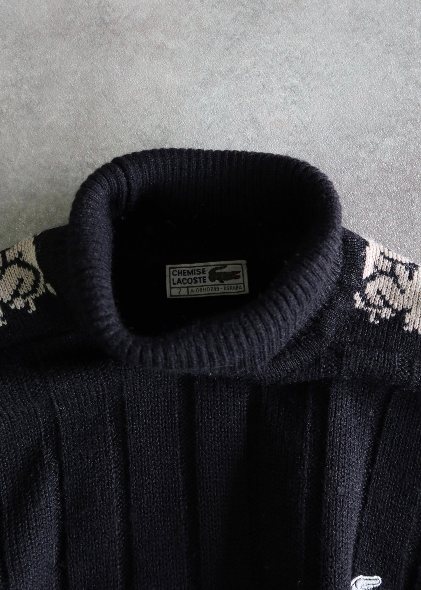 Lacoste Vintage 70er Pullover (L/XL)