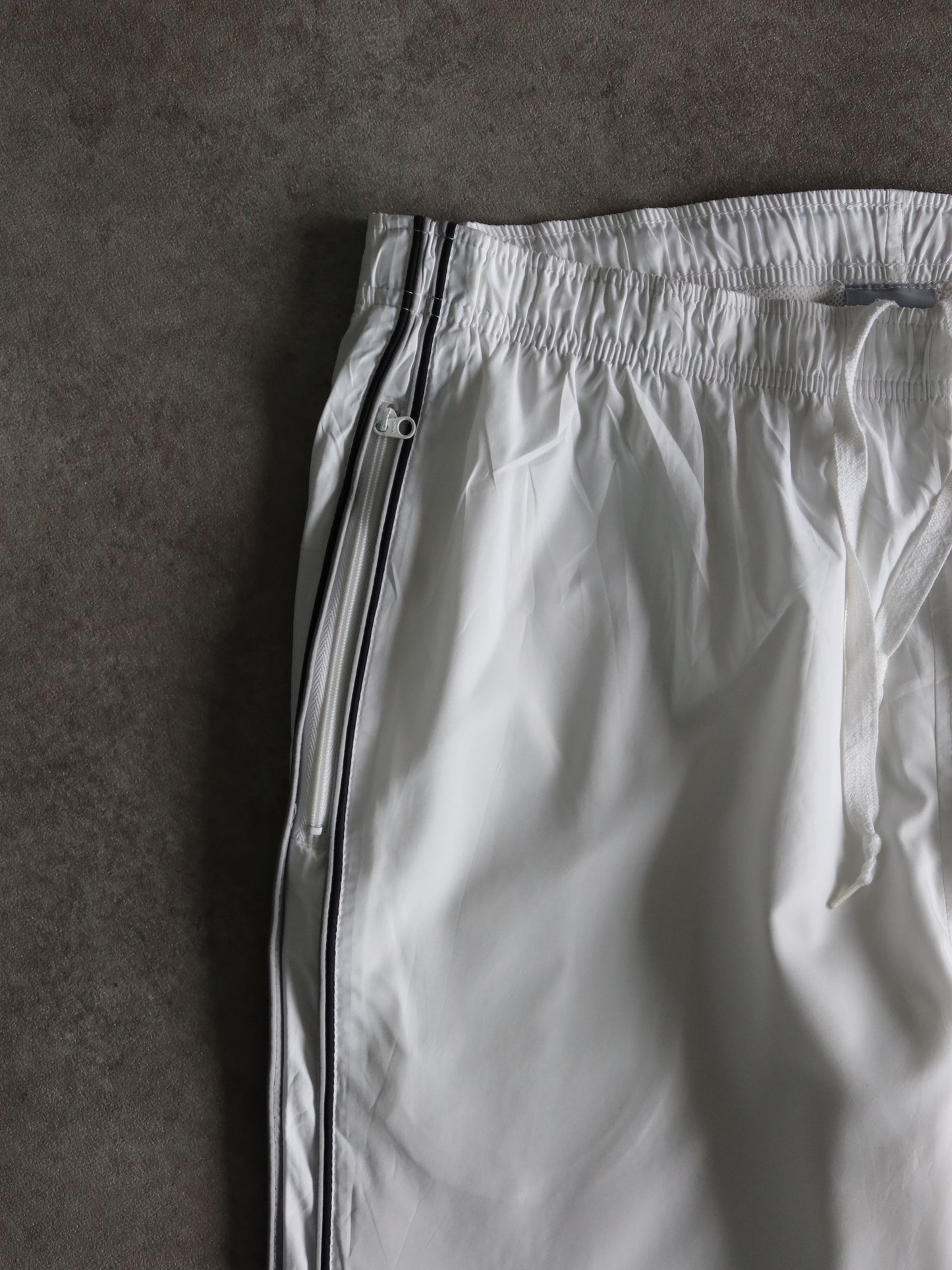 Nike Tracksuit Pants White Vintage 00s (M)