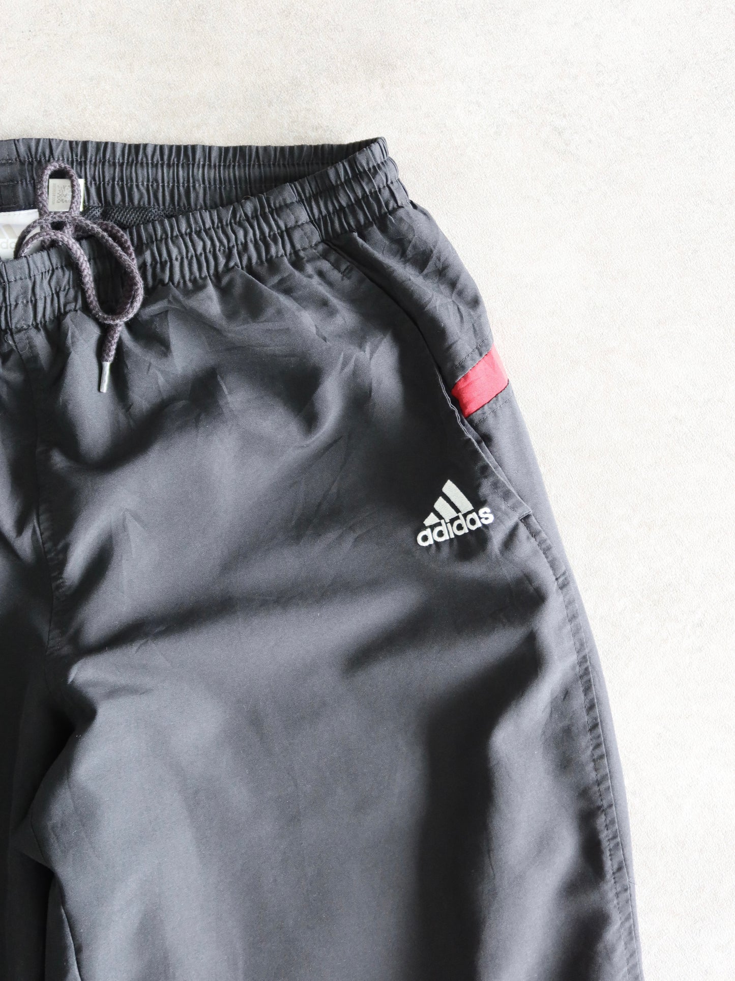 Adidas Track Pants Red and Black Vintage 90s (L)