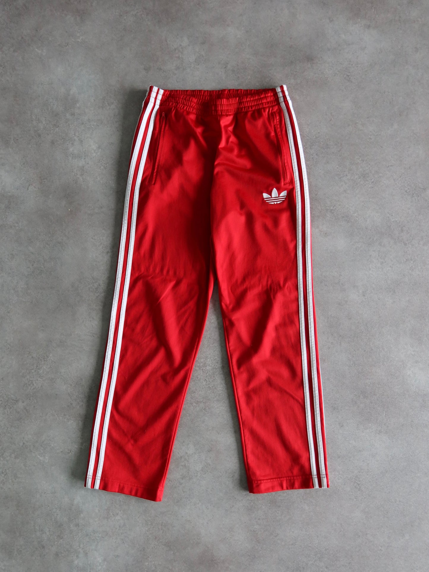 Red Adidas Tracksuit Pants Vintage 00s (XS)