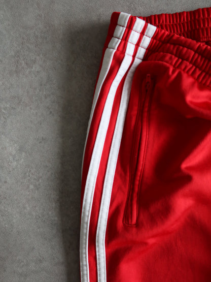 Red Adidas Tracksuit Pants Vintage 00s (XS)