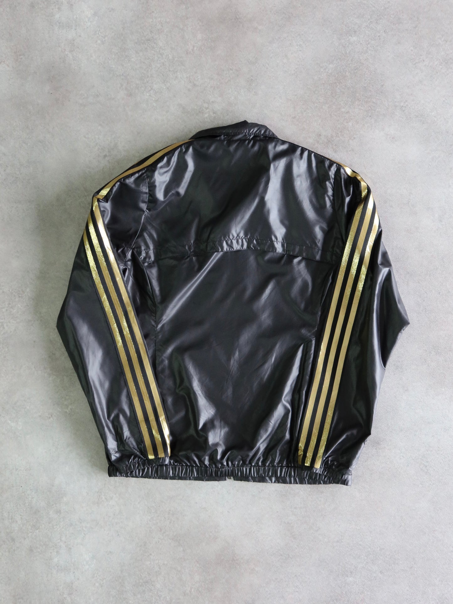 Vintage 00er Schwarze Adidas Jacke (XS)