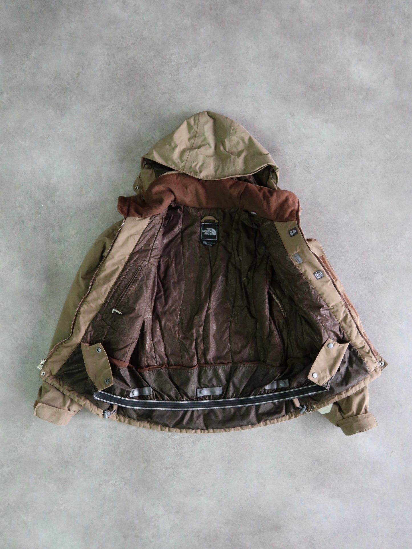 The North Face Ski Jacket Brown 00s (XS)