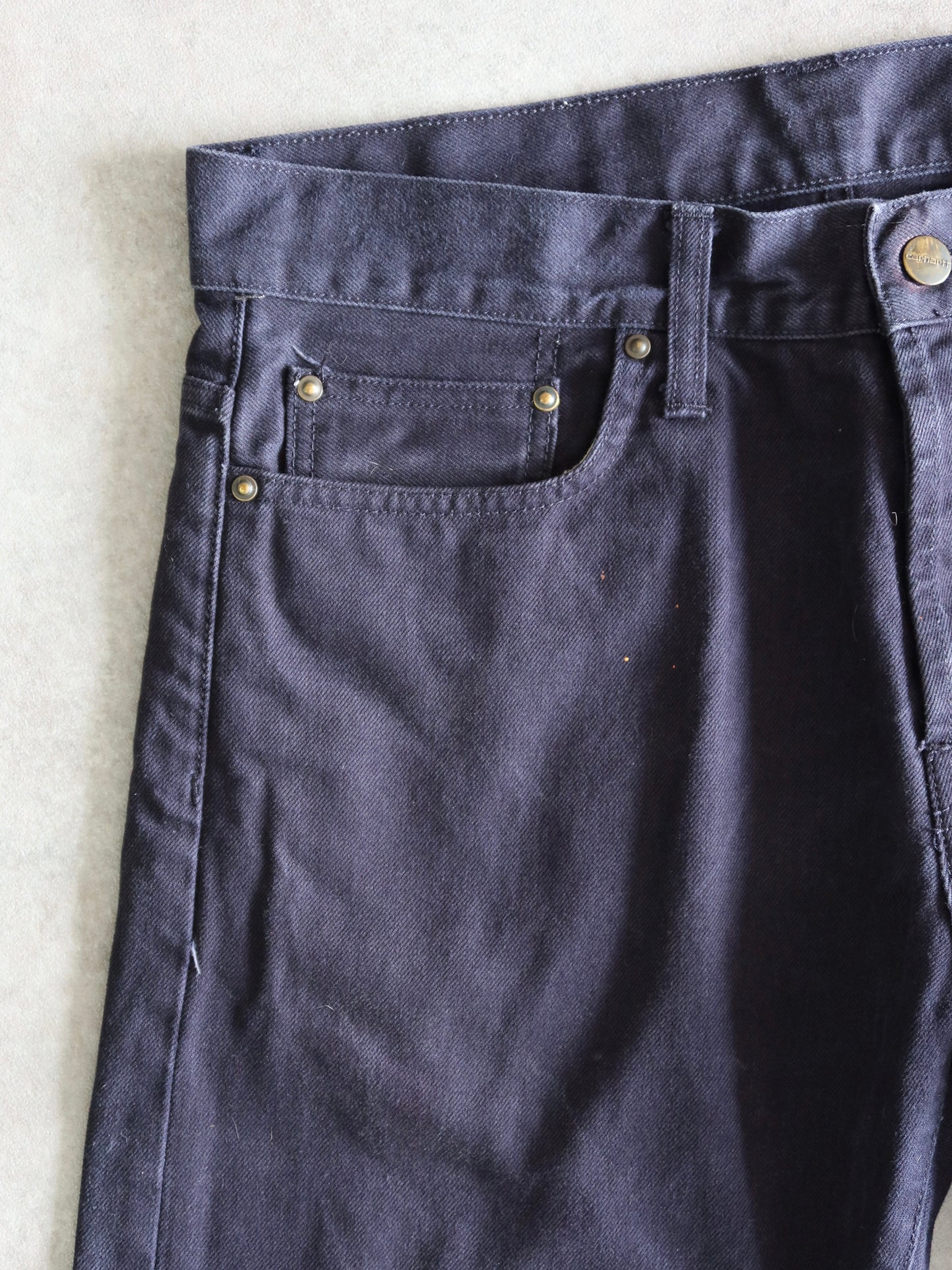 Schwarze Vintage-Hose von Carhartt (42)