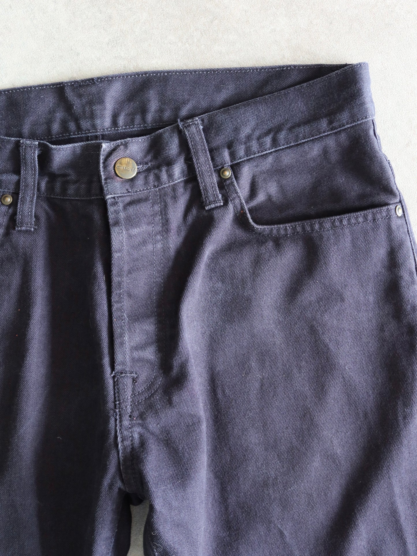 Schwarze Vintage-Hose von Carhartt (42)