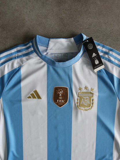 Argentinien Weltmeister 10 Messi 2022 Fußballtrikot (L)