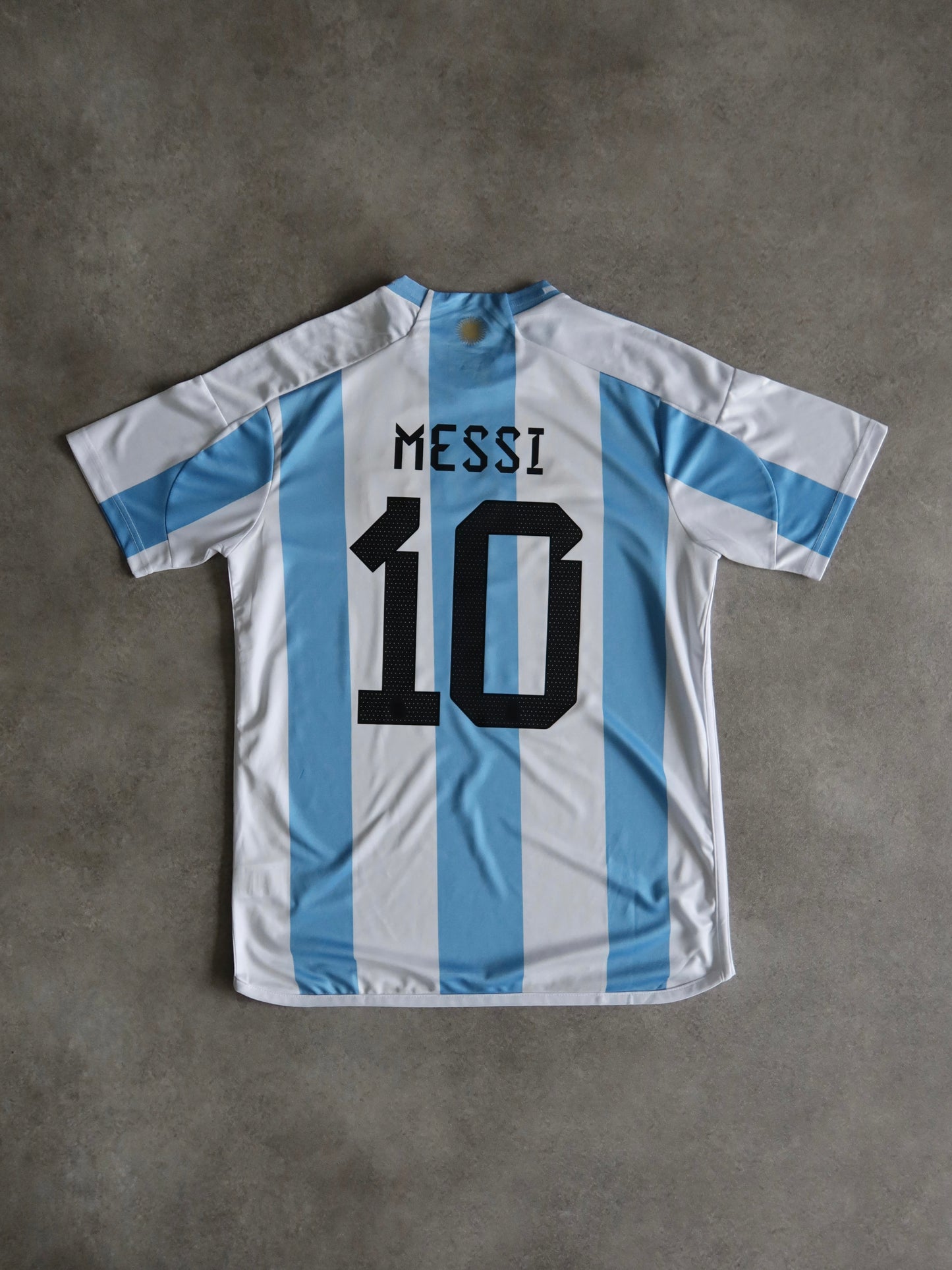 Camiseta Fútbol Argentina World Champion 10 Messi 2022 (L)