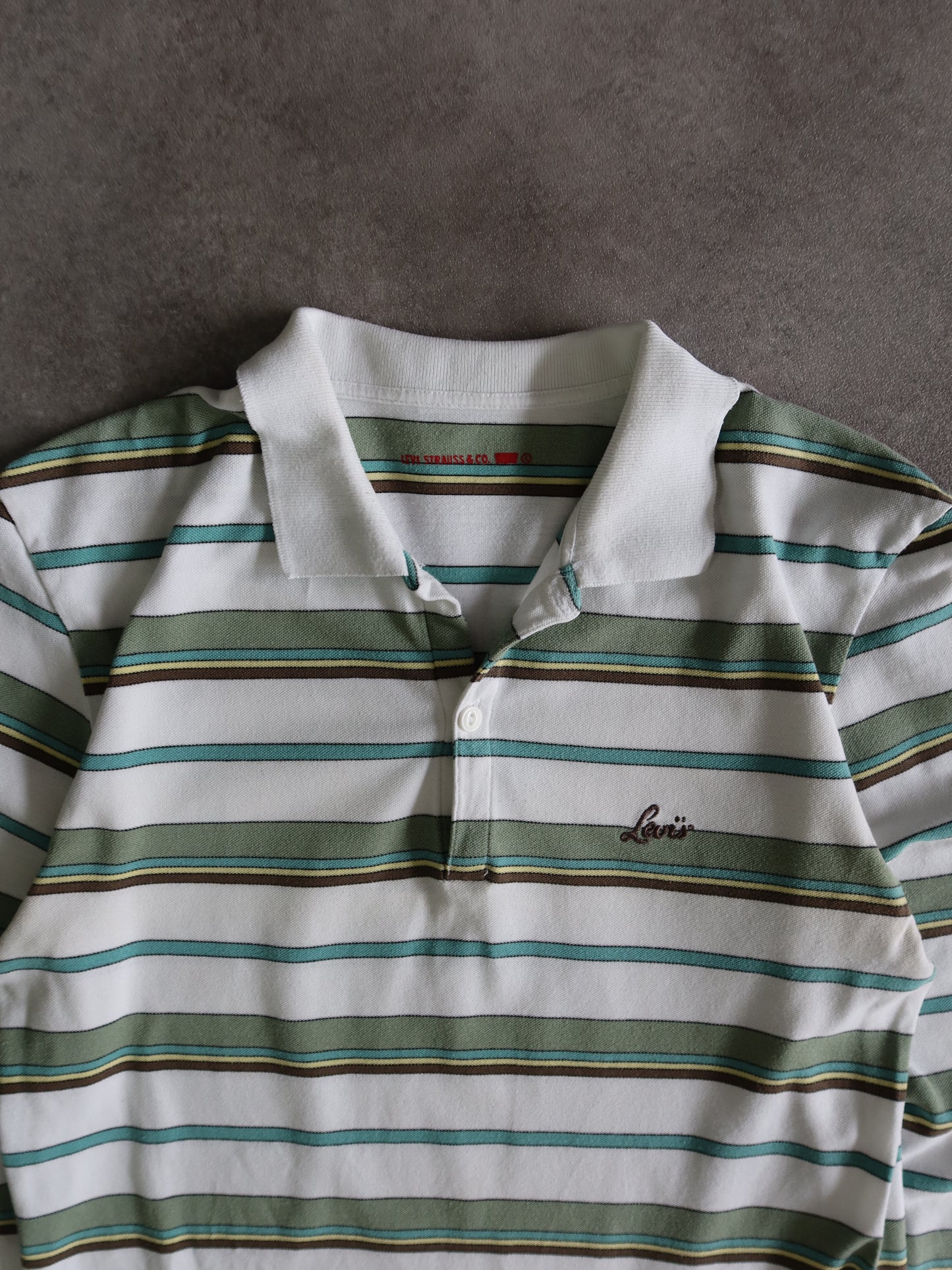 Levis Langarm-Poloshirt Vintage 00er (L)