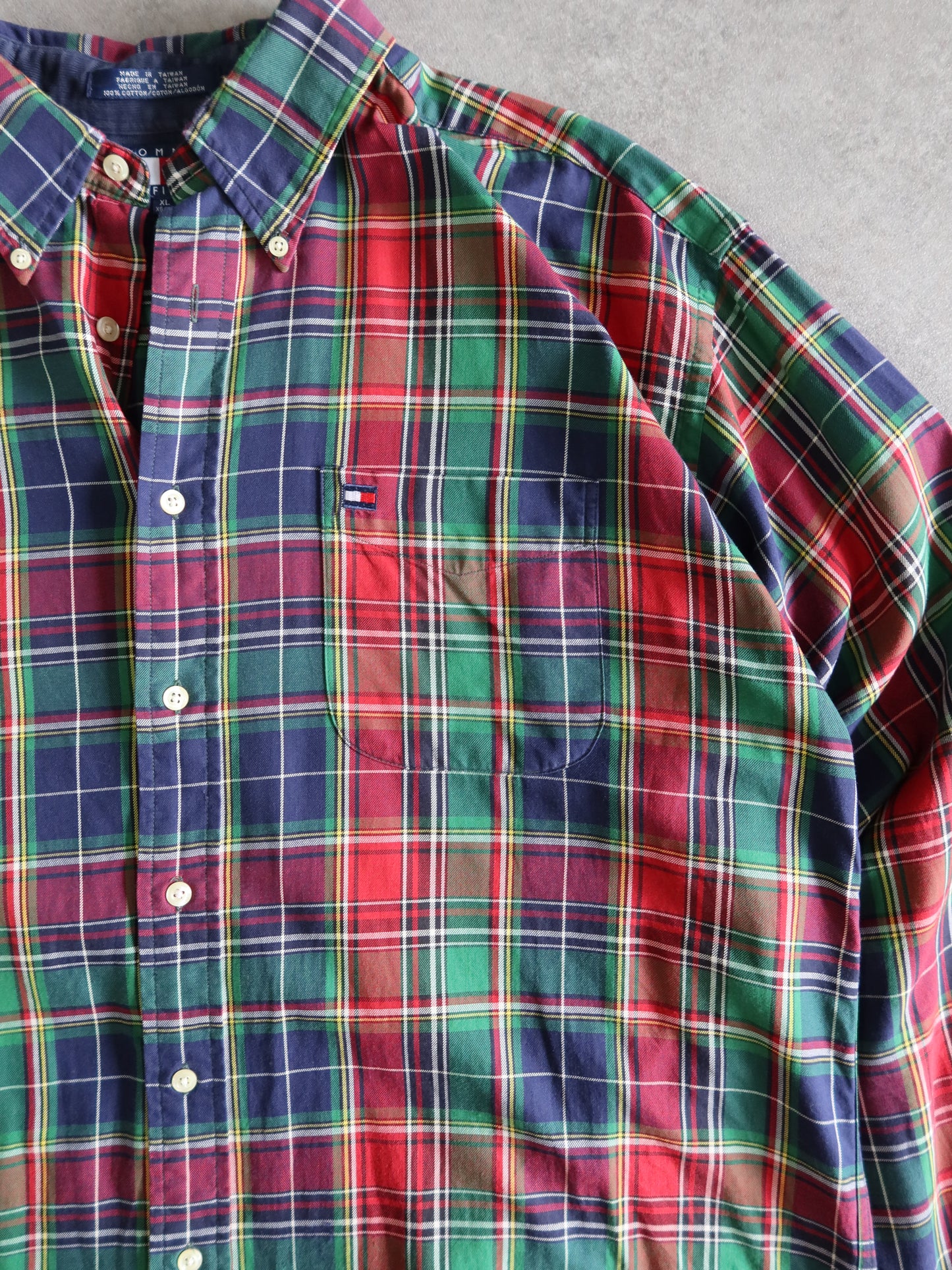 Camisa Tommy Hilfiger Vintage 90s (XXL)