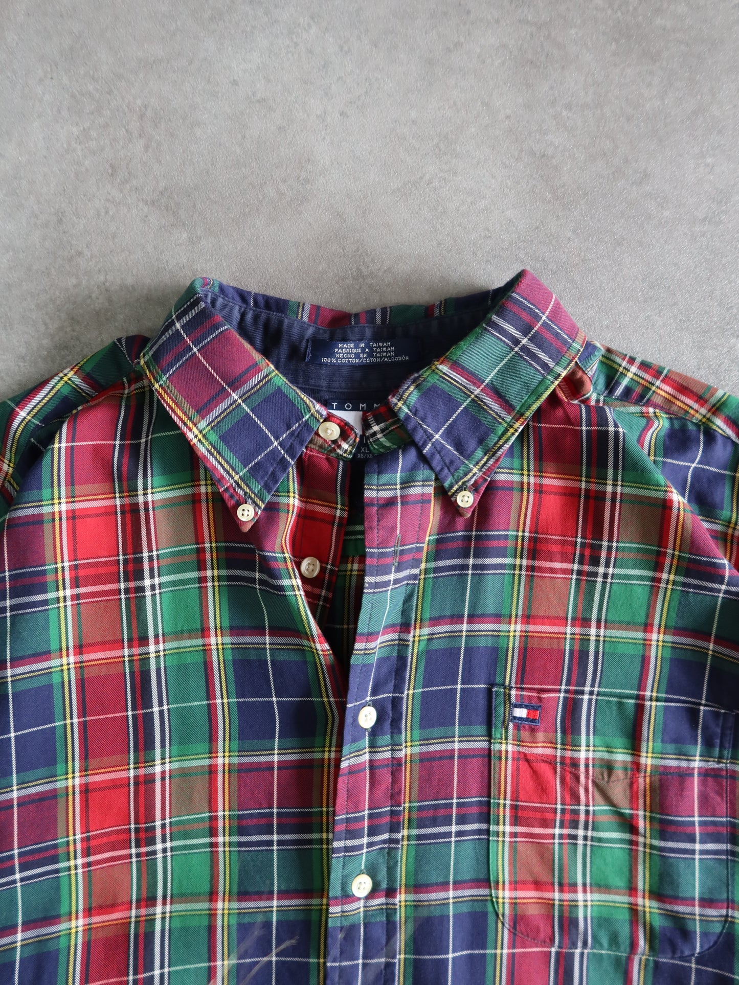 Camisa Tommy Hilfiger Vintage 90s (XXL)