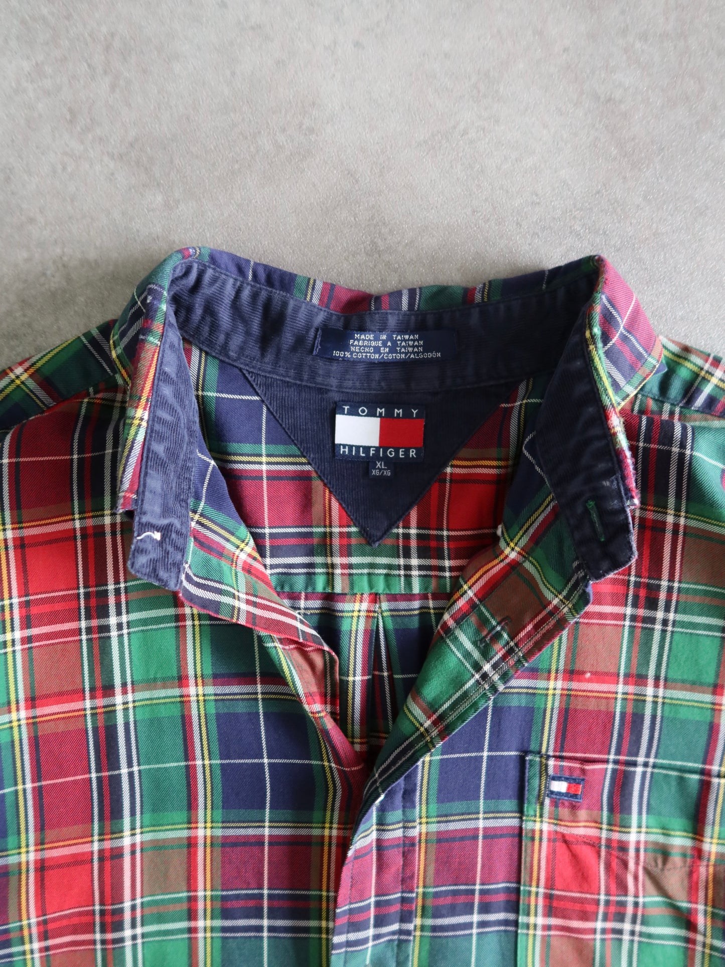 Camisa Tommy Hilfiger Vintage 90s (XXL)