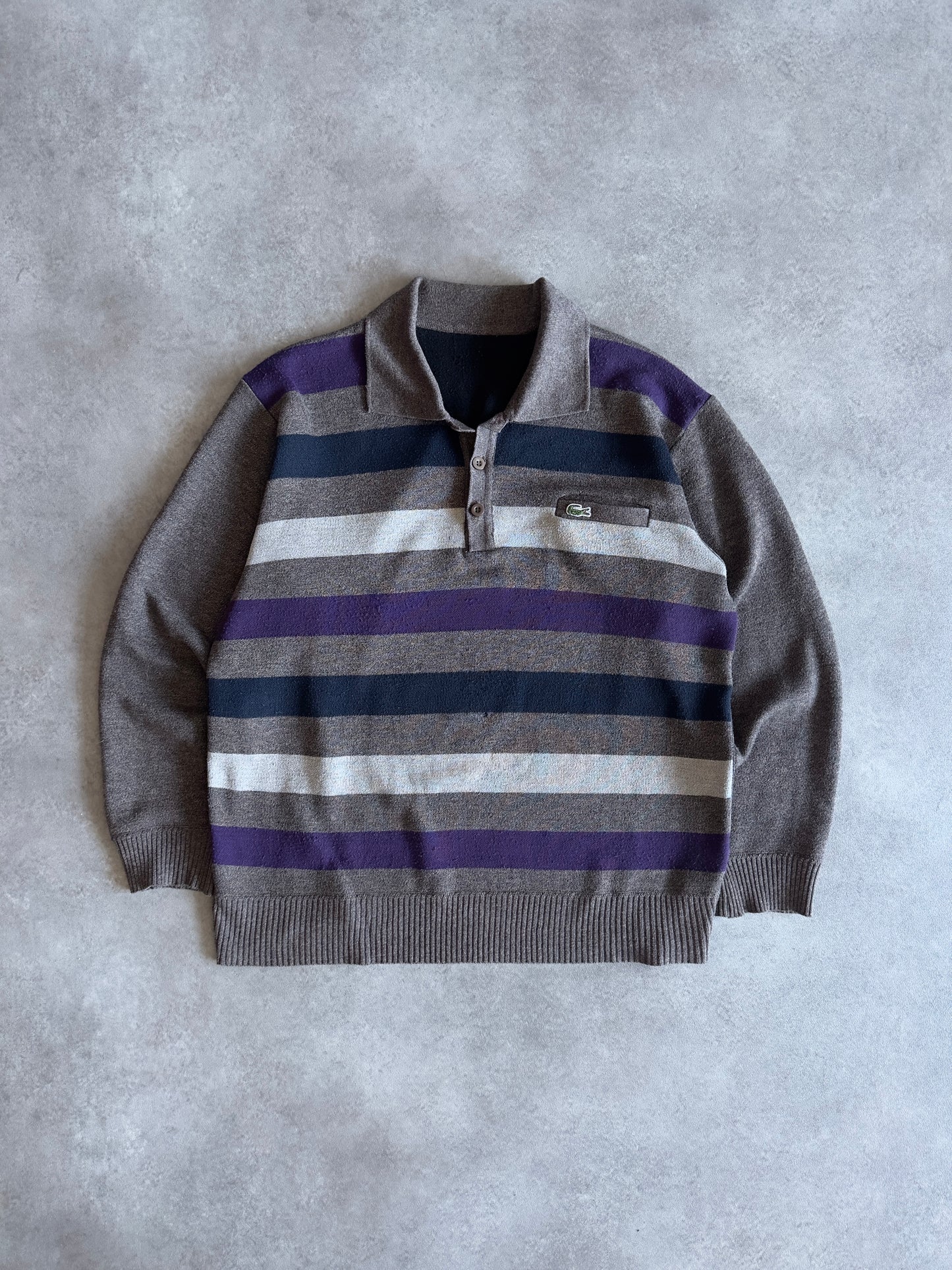 Lacoste Vintage Sweater/Polo (M)