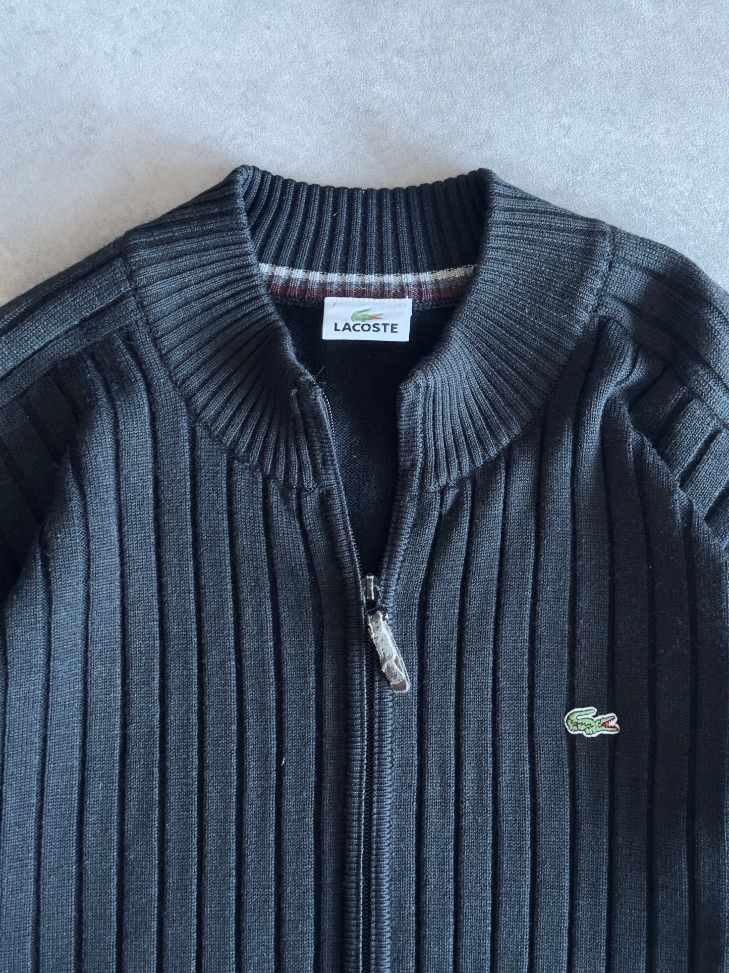 Lacoste Vintage Knitted Jacket (M)