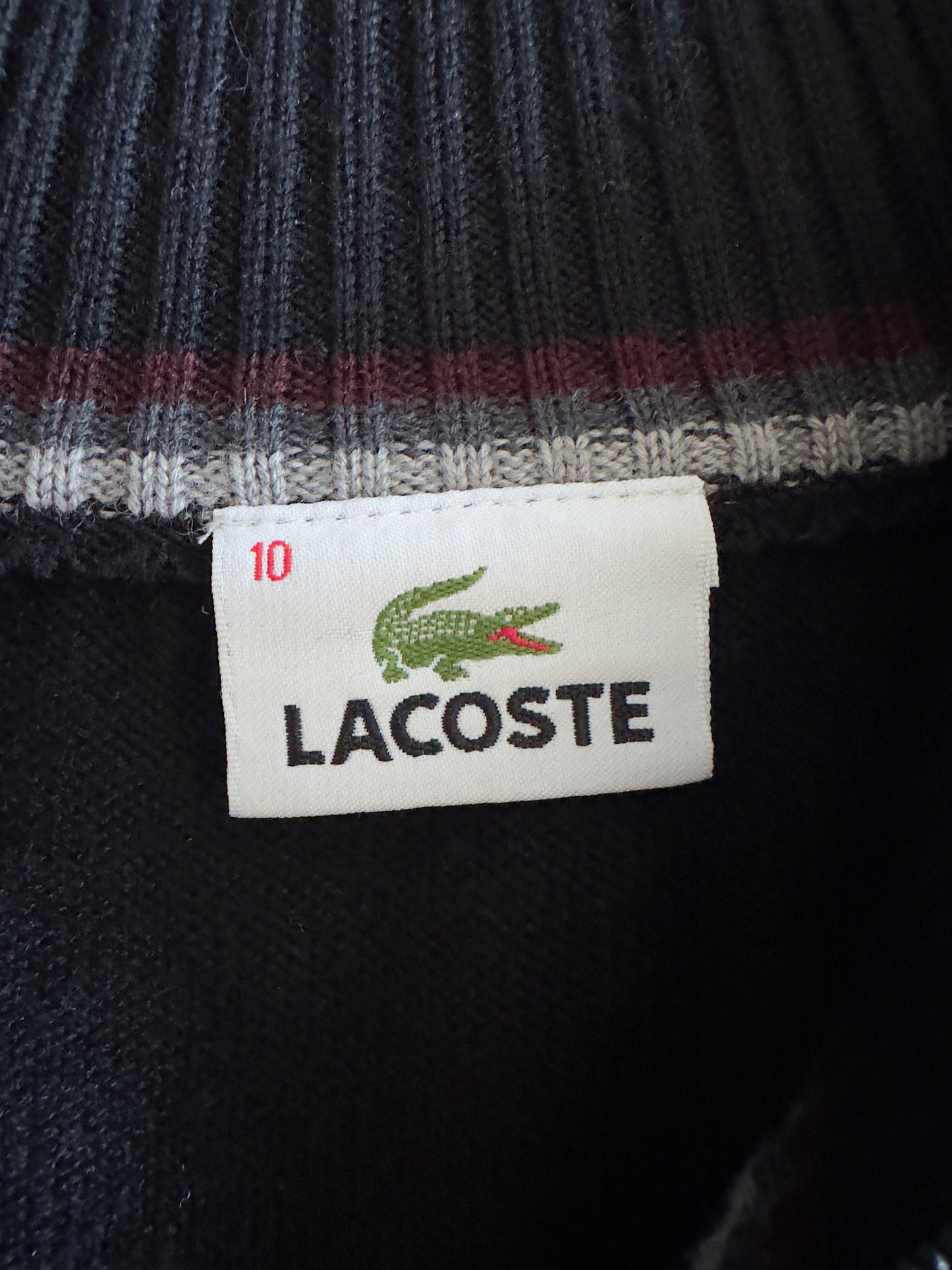 Lacoste Vintage Knitted Jacket (XL)