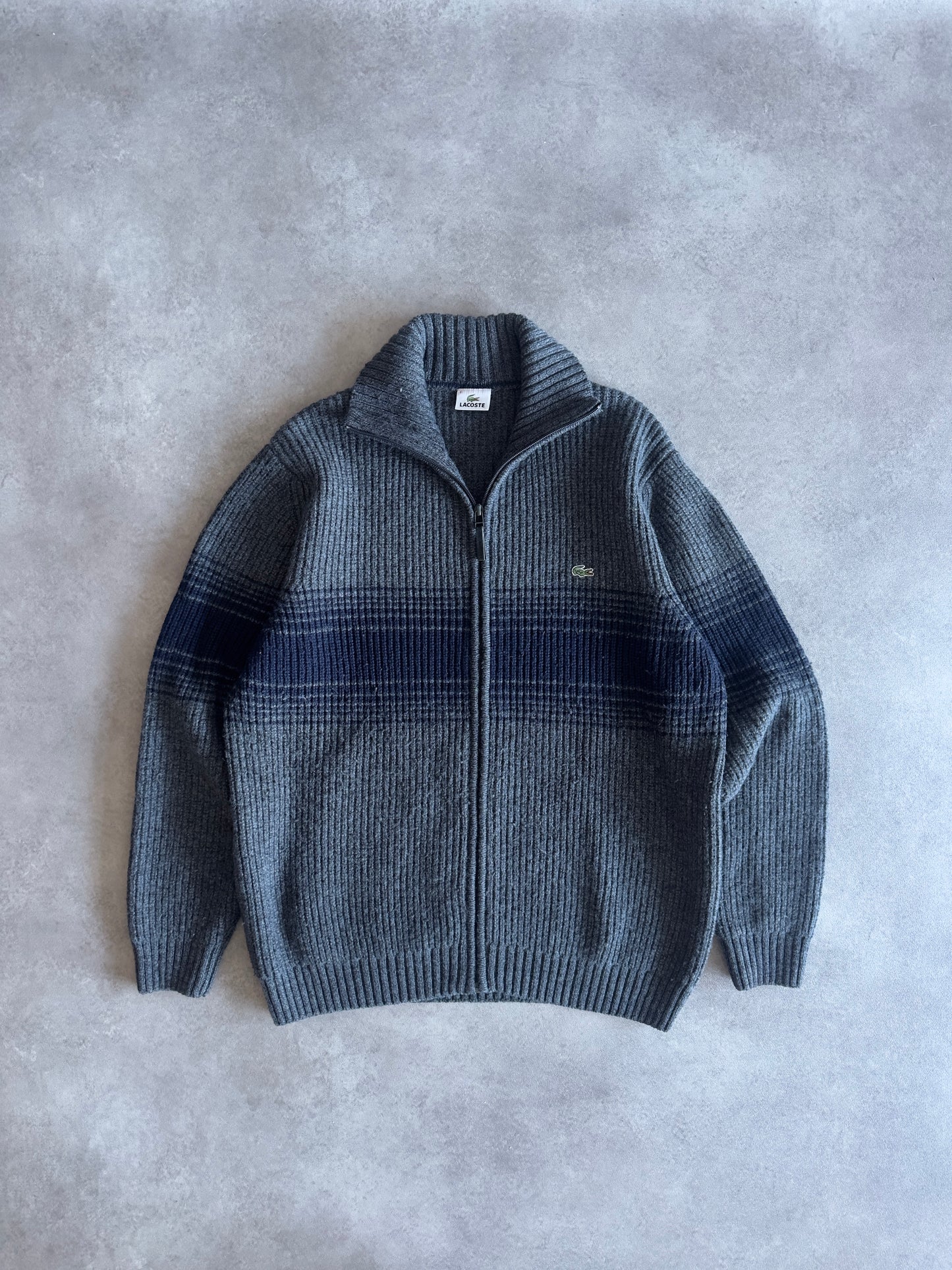 Lacoste Vintage Knit Jacket (XL)