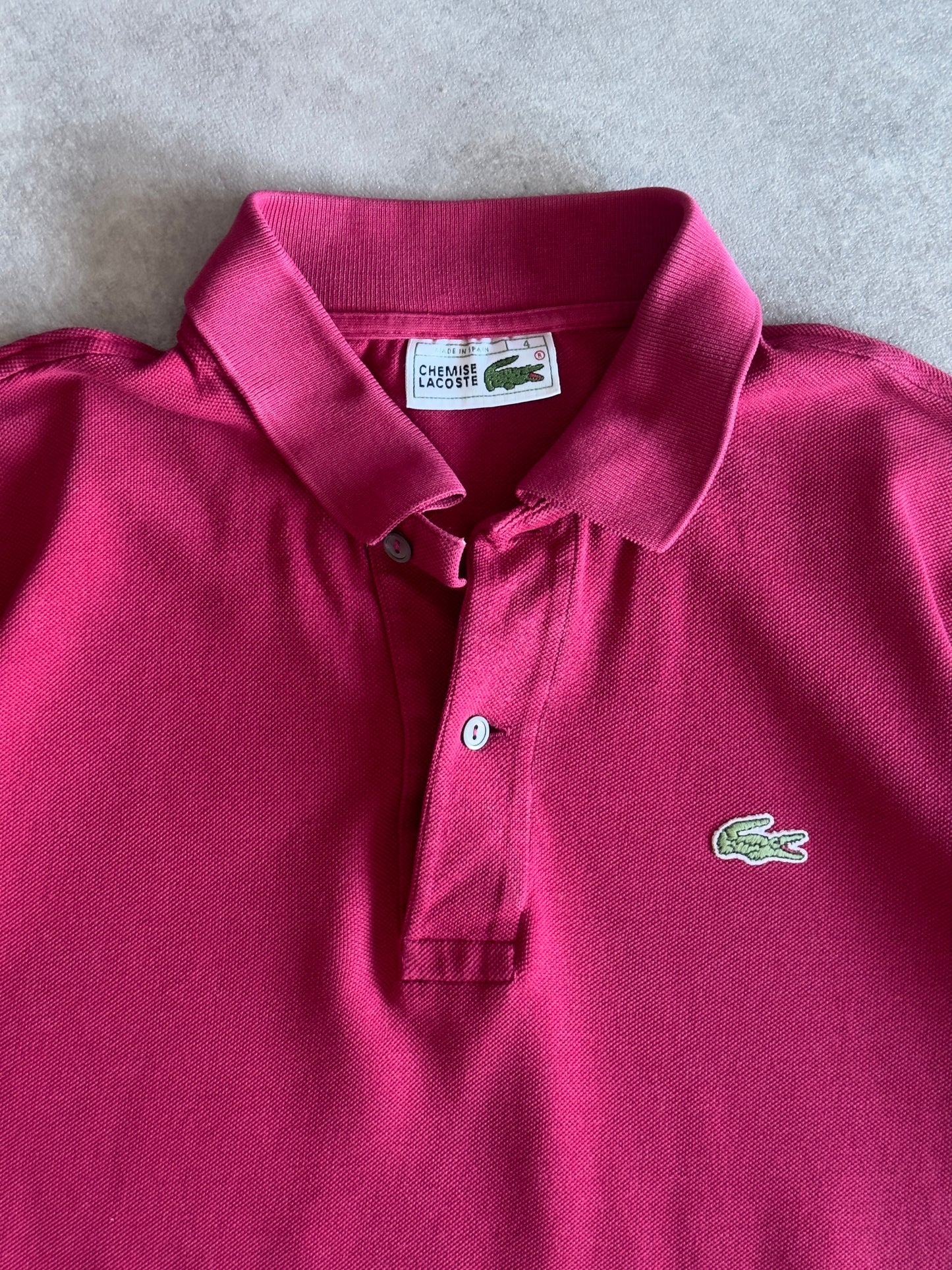 Lacoste Kastanienbraunes Poloshirt (S)