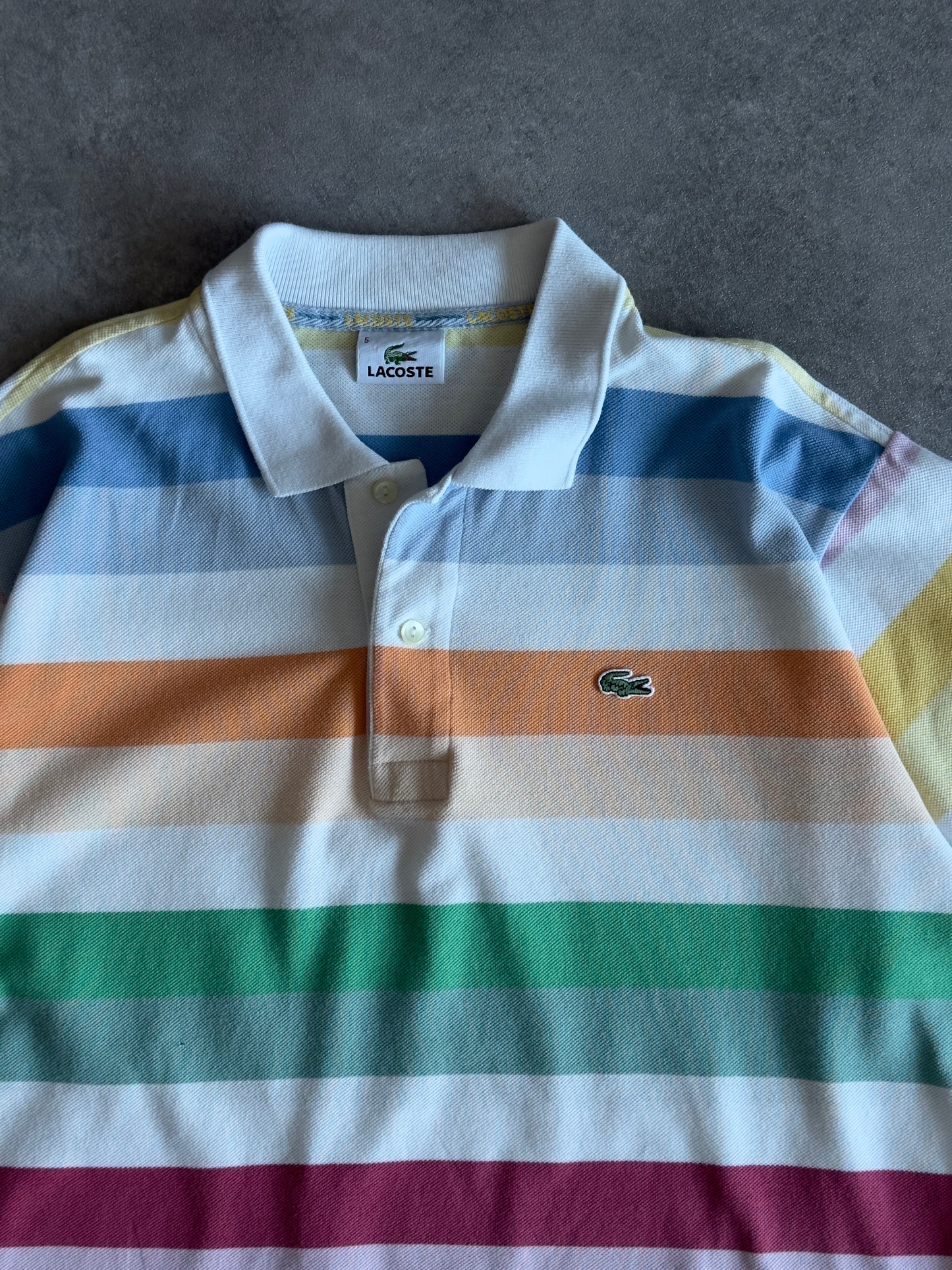 Lacoste Polo Vintage Streifen (M)