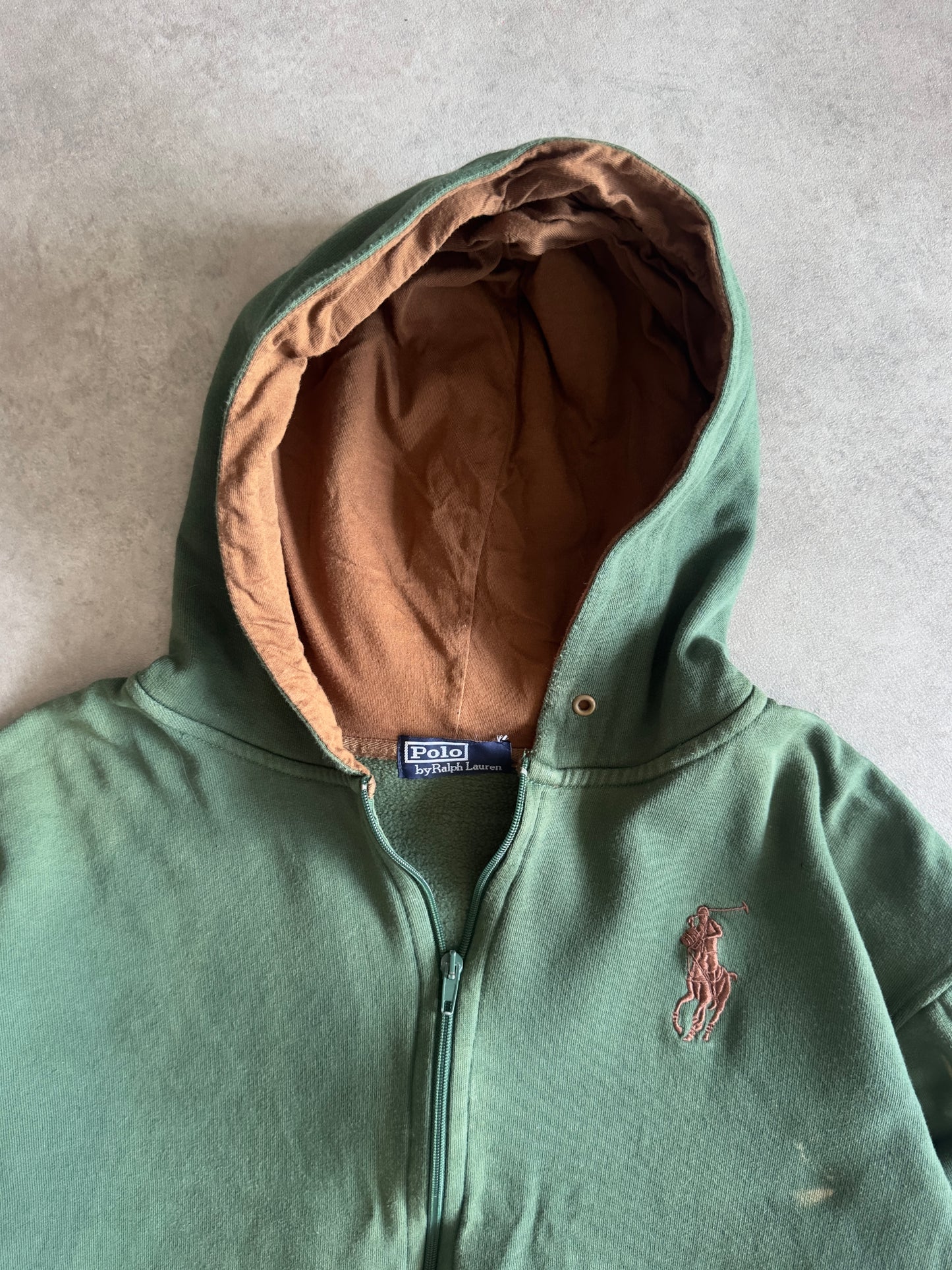 Polo Ralph Lauren Grünes Vintage Sweatshirt (S)