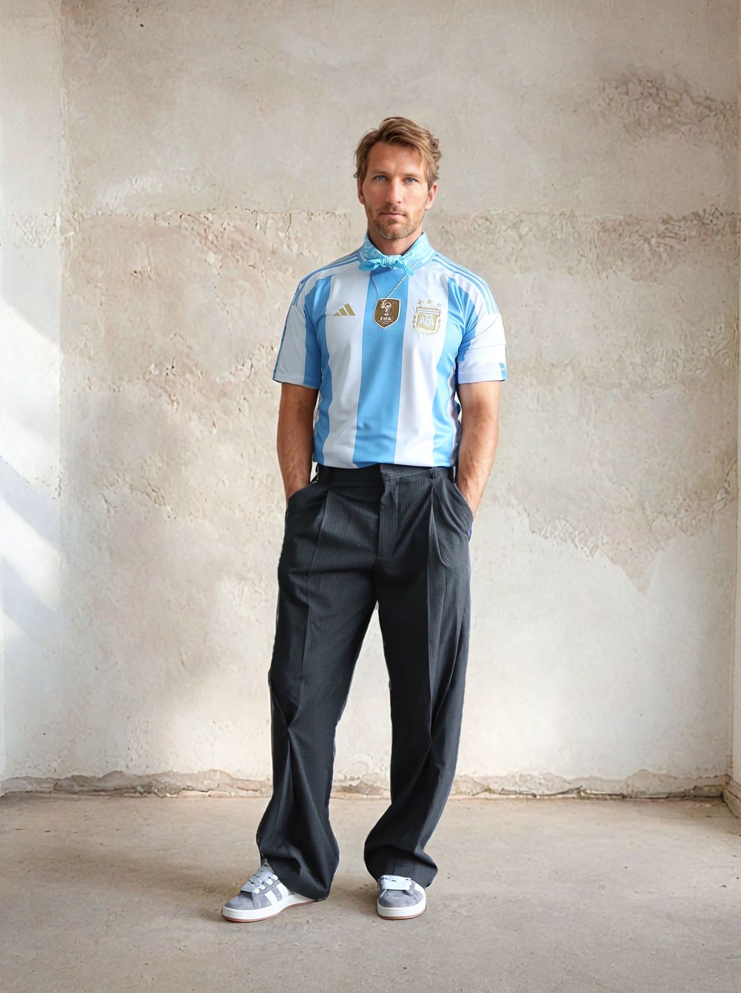 Camiseta Fútbol Argentina World Champion 10 Messi 2022 (L)