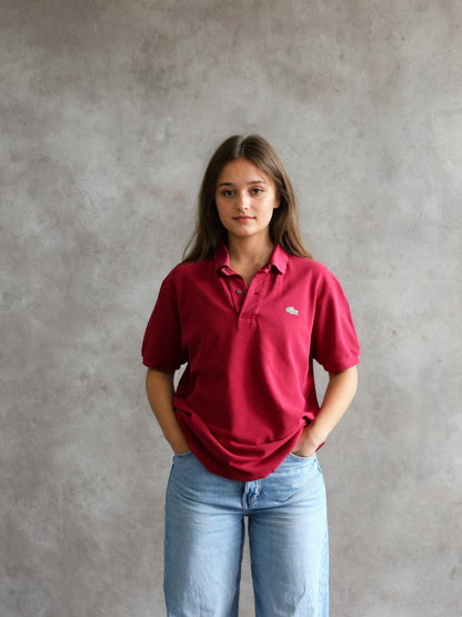 Lacoste Maroon Polo (S)