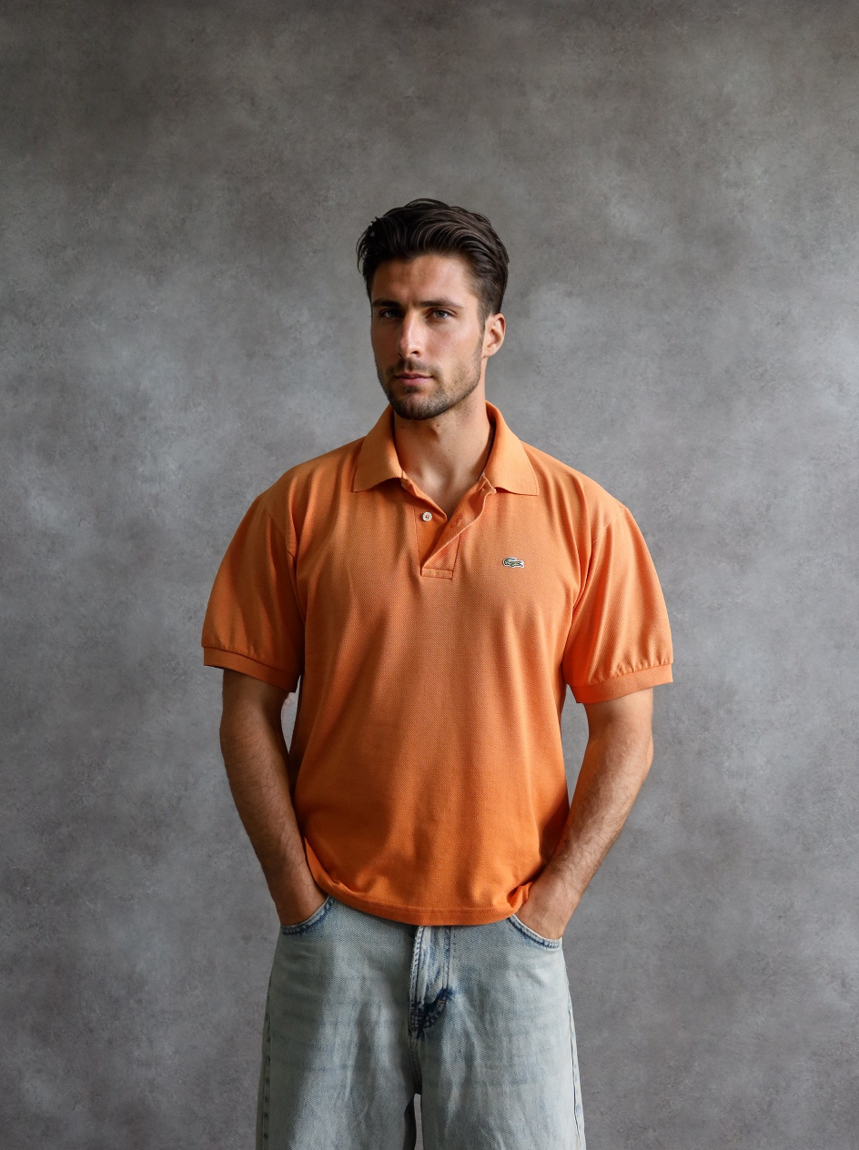 Polo Lacoste Naranja Vintage (M)