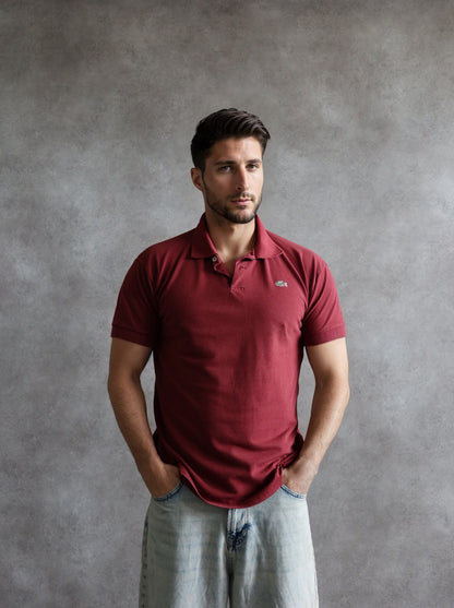 Lacoste Vintage Maroon Polo (M)